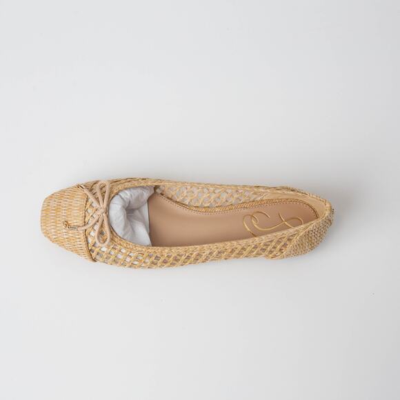 Sam Edelman Dark Natural Weave May Ballet Flat - Picture 3 of 6